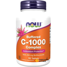 Вітамін C Now Foods Complex C-1000 з біофлавоноїдами 250 мг табл. №90 NOW FOODS (США)