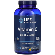 Вітамін C та кверцетин Life Extension Vitamin C and Bio-Quercetin табл. №250 Quality Supplements and Vitamins, Inc (США)
