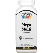 Вітамінний комплекс для чоловіків (Multivitamin & Multimineral For Men) 21st Century табл. №90 21 st Century HealthCare Inc. (США)