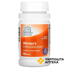 Вітаміни для жінок 21st Century Multivitamin Multimineral One Daily Women's табл. №100 21 st Century HealthCare Inc. (США)