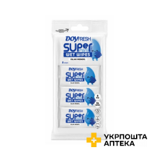 Вологі серветки Doyfresh Sensetive Mini білі 8*8шт. Venteks (Туреччина)