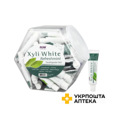 Зубна гель-паста NOW Foods Xyliwhite Refreshmint Toothpaste Gel освіжаюча м'ята туба 28 г NOW FOODS (США)
